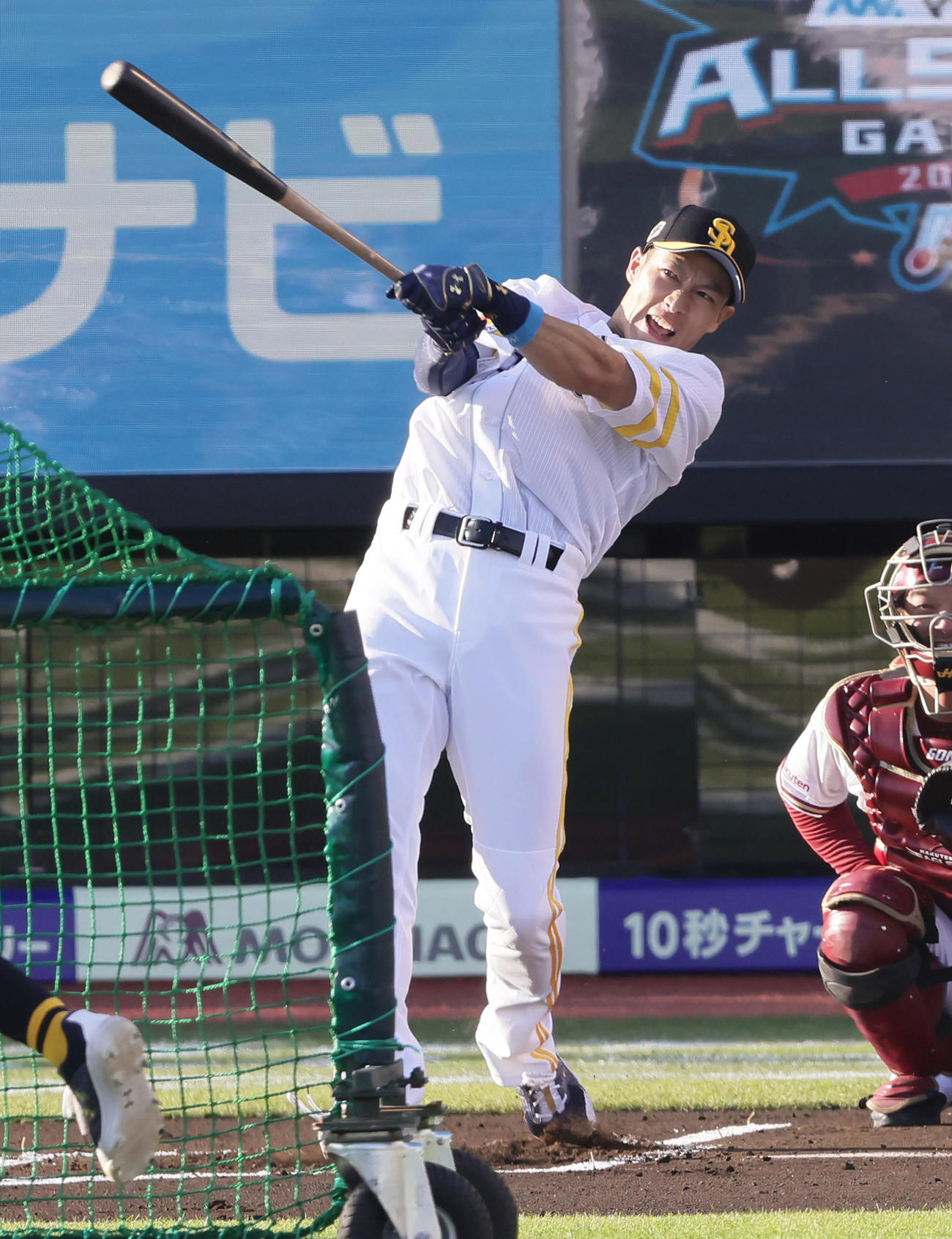 柳田悠岐（2021年7月17日撮影）