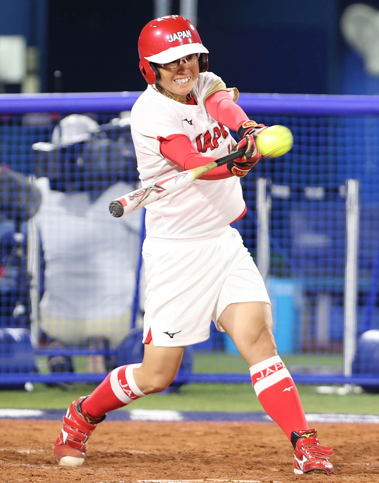 日本対米国　5回表日本2死二塁、右前適時打を放つ藤田（撮影・河野匠）