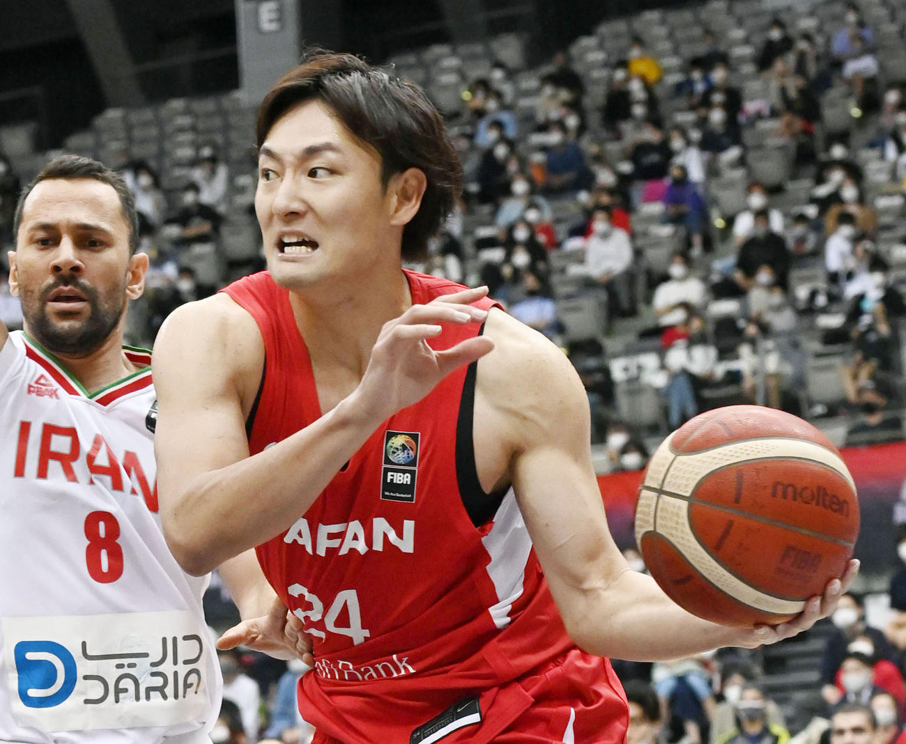 バスケットボール日本代表の田中大貴（21年6月23日、代表撮影）