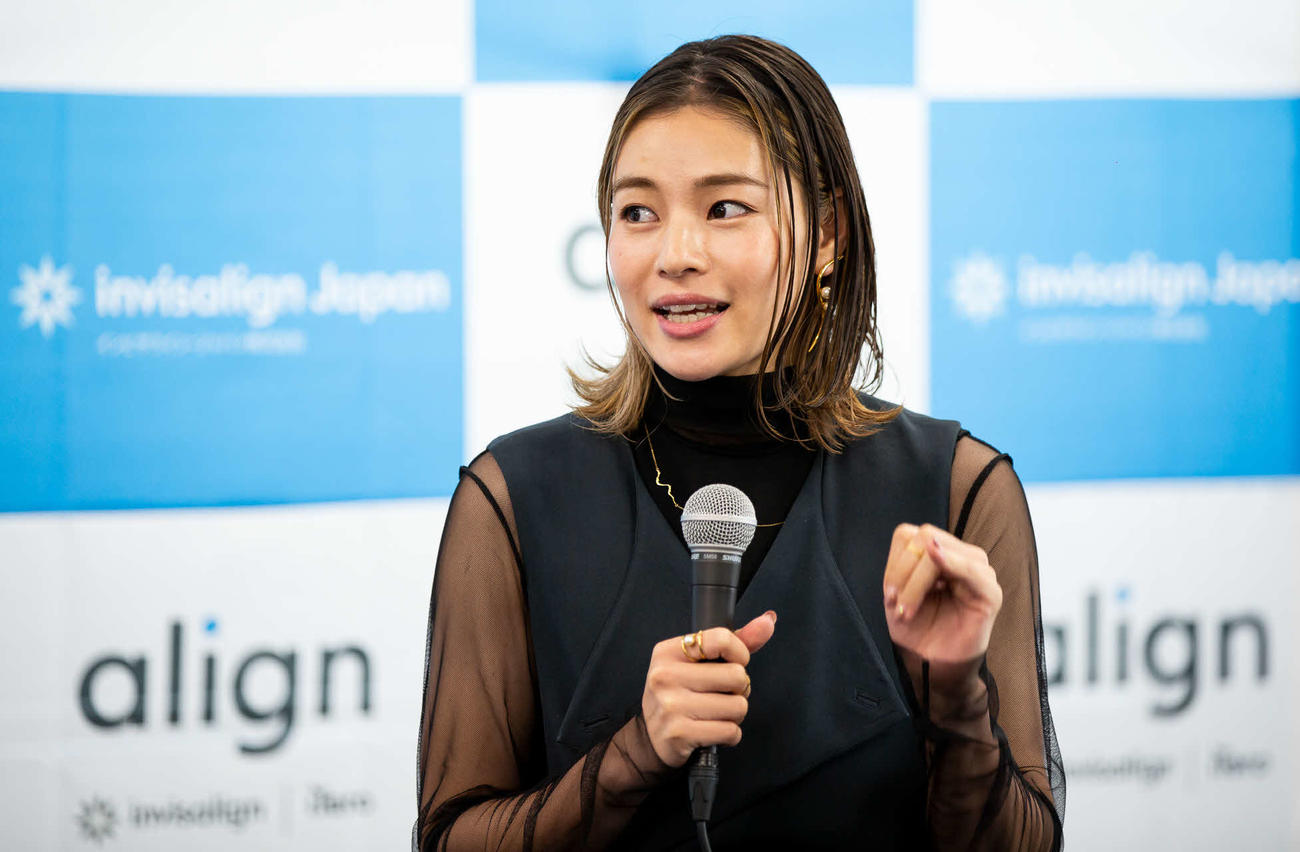 オンライン記者会見に出席した才藤歩夢