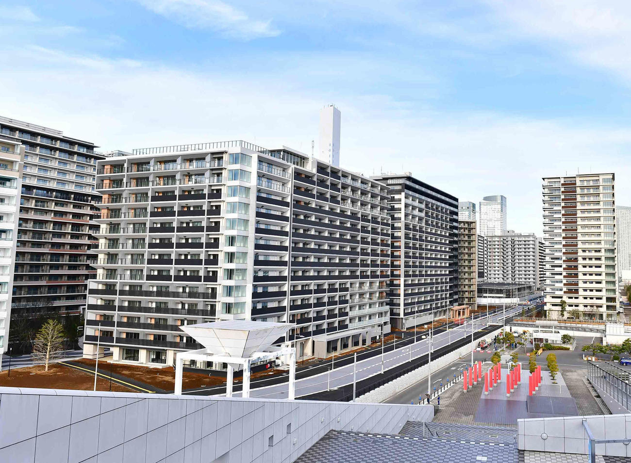 五輪選手村（2019年12月24日撮影）