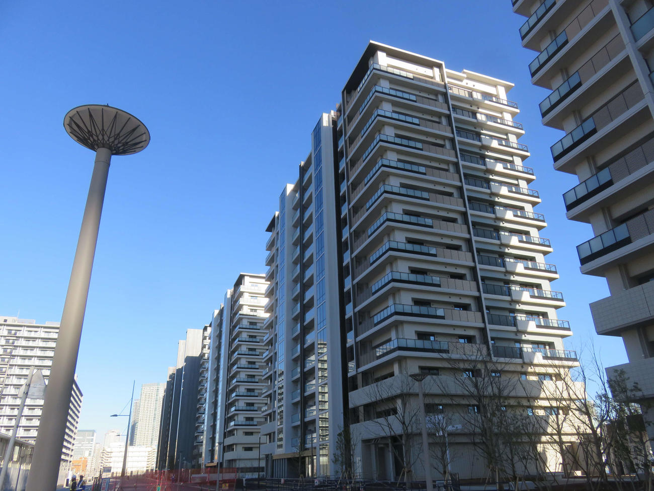 分譲マンションとして販売される選手村に大会延期の影響が直撃する（撮影・大上悟）