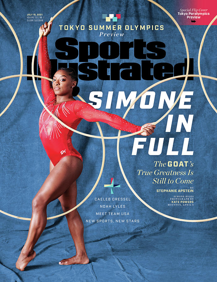 米誌スポーツ・イラストレイテッドの五輪特集号の表紙を飾ったバイルズ