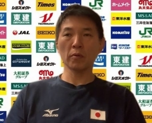オンライン取材に応じる増地克之監督
