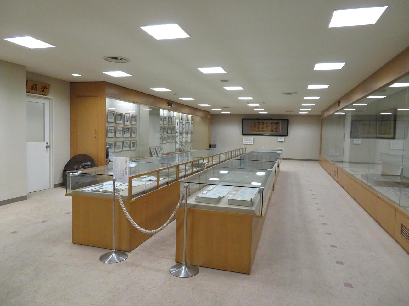 講道館の新館2階にある資料館（撮影・峯岸佑樹）