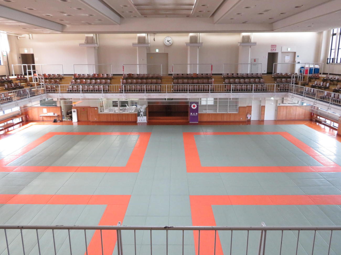 東京五輪の公式練習会場となる講道館の大道場（撮影・峯岸佑樹）