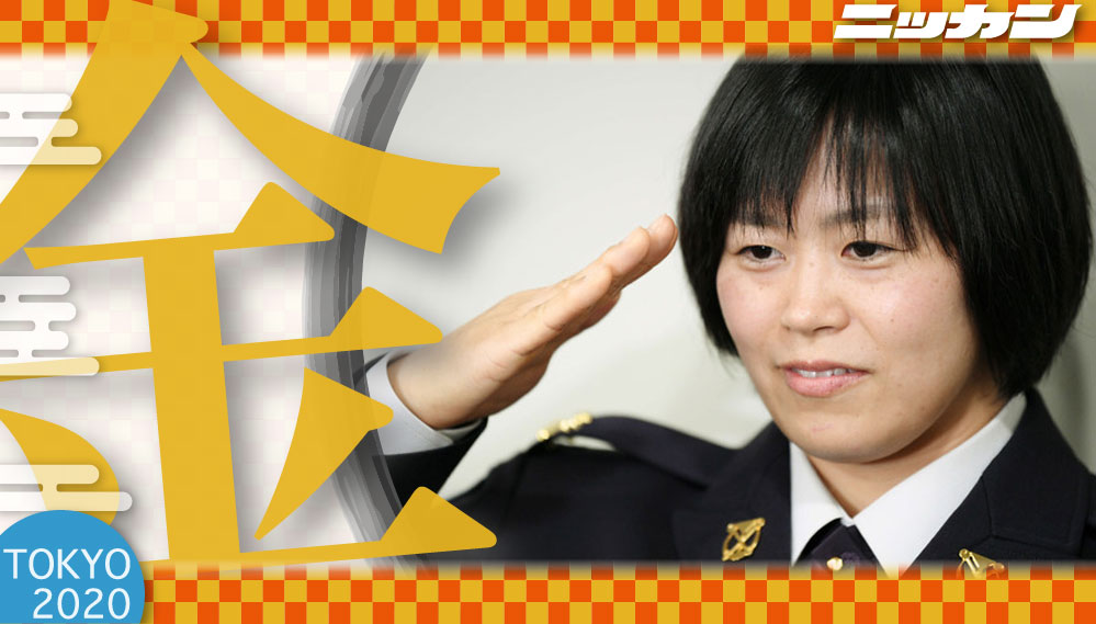 金メダルを獲得した浜田尚里