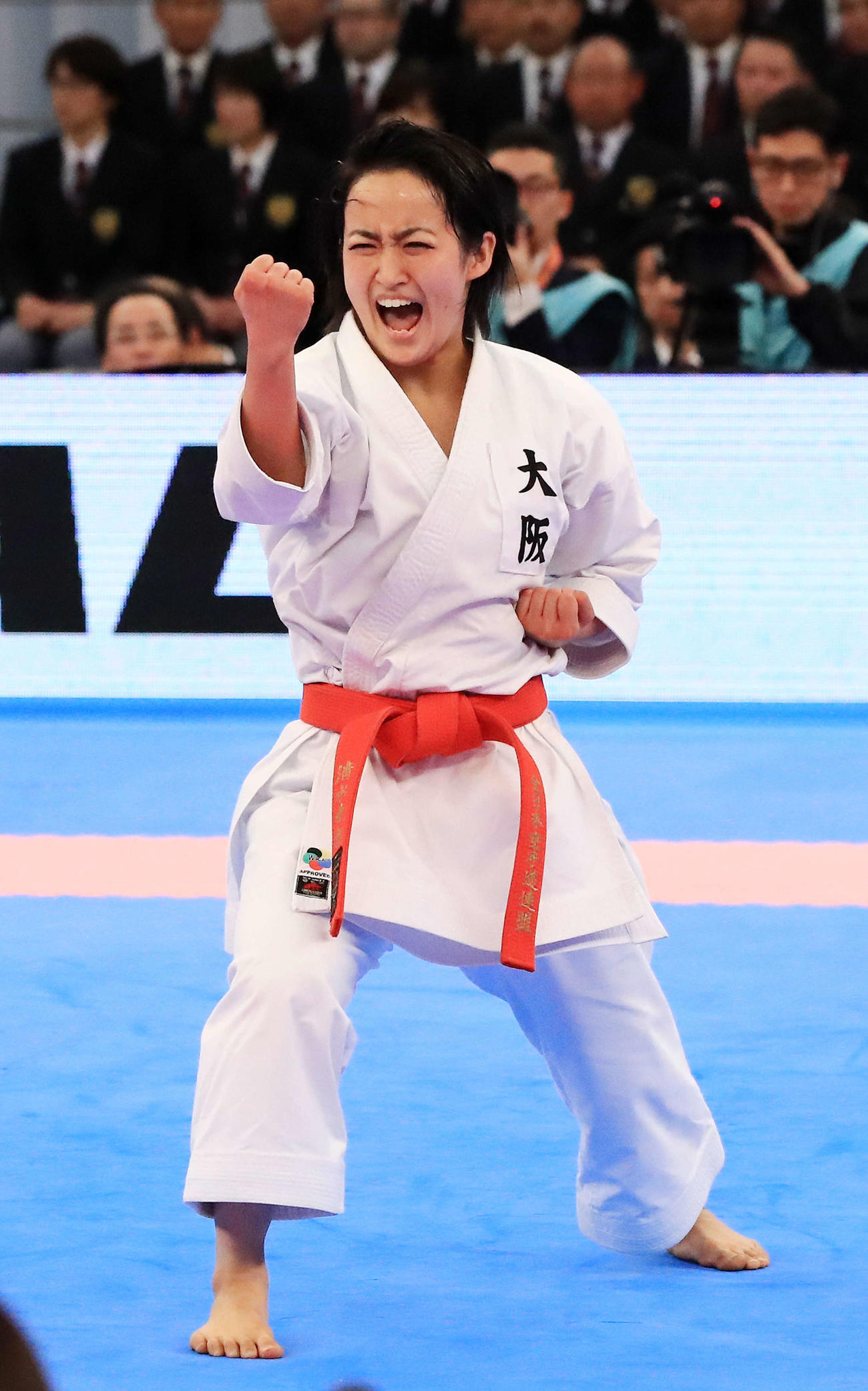 18年12月、全日本選手権の女子個人形で優勝した清水希容