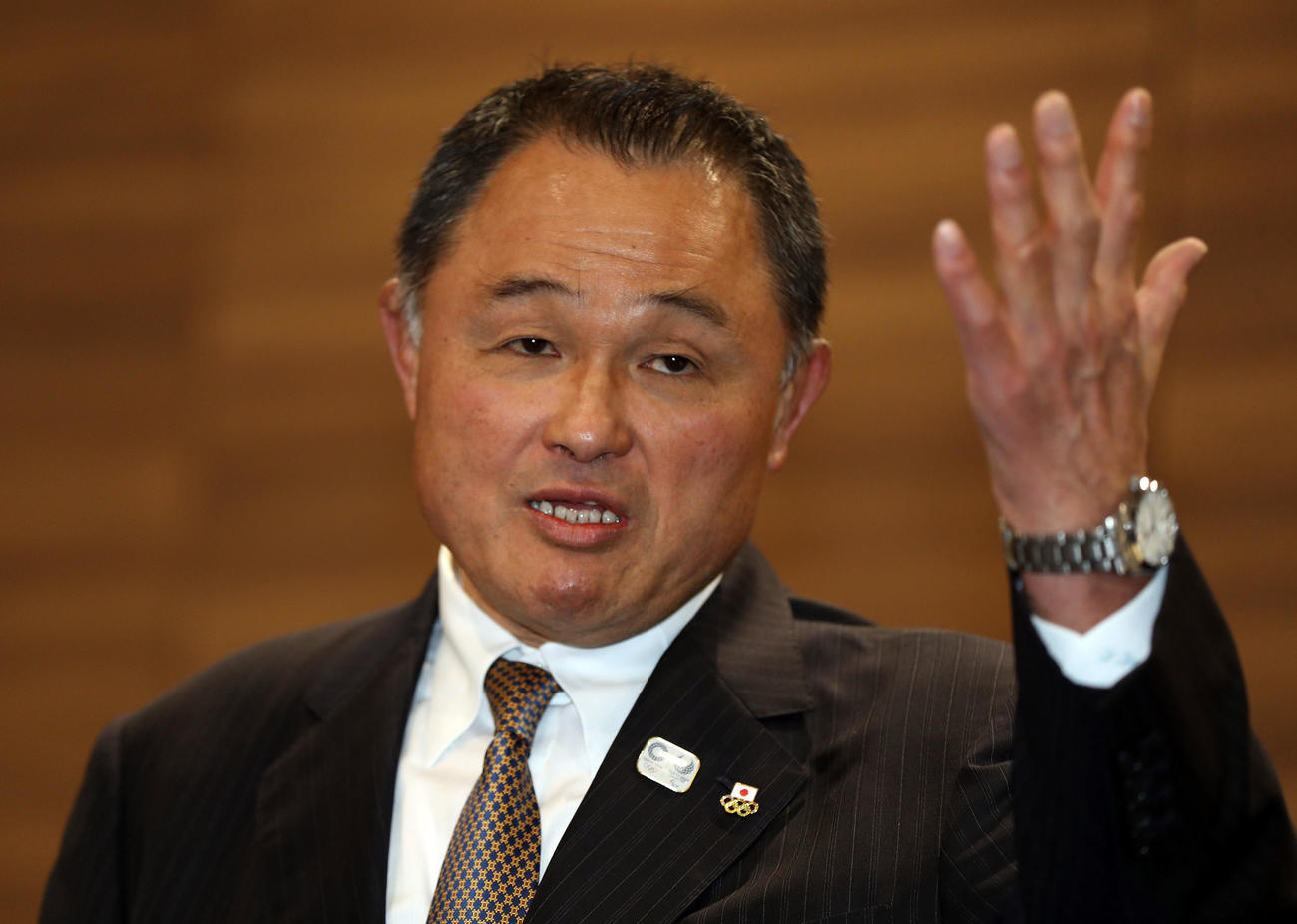 山下JOC会長（2020年3月25日撮影）