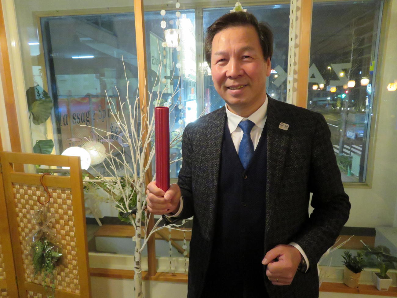 日本卓球協会の宮崎義仁強化本部長
