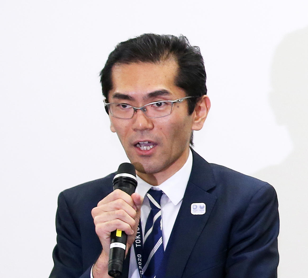 東京五輪組織委の高谷正哲スポークスパーソン（2020年3月24日撮影）