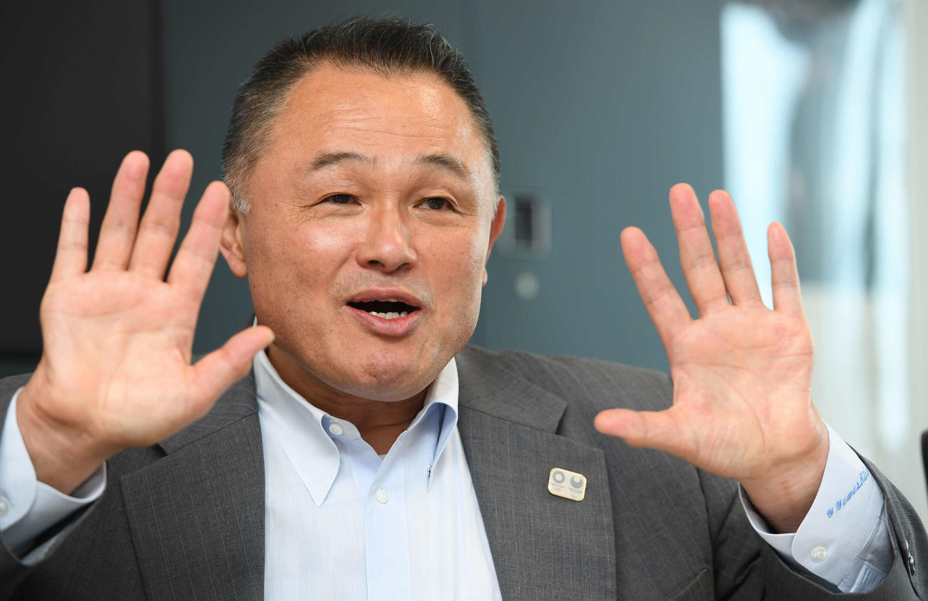 東京五輪へ思いを語ったJOC山下会長（撮影・鈴木みどり）