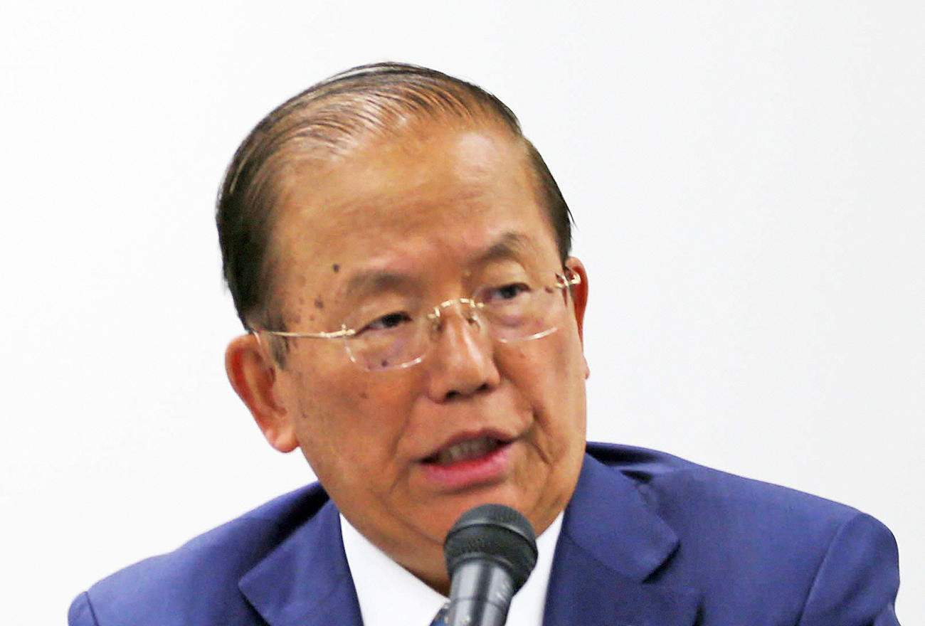 東京五輪・パラリンピック組織委員会の武藤敏郎事務総長（2020年3月24日撮影）