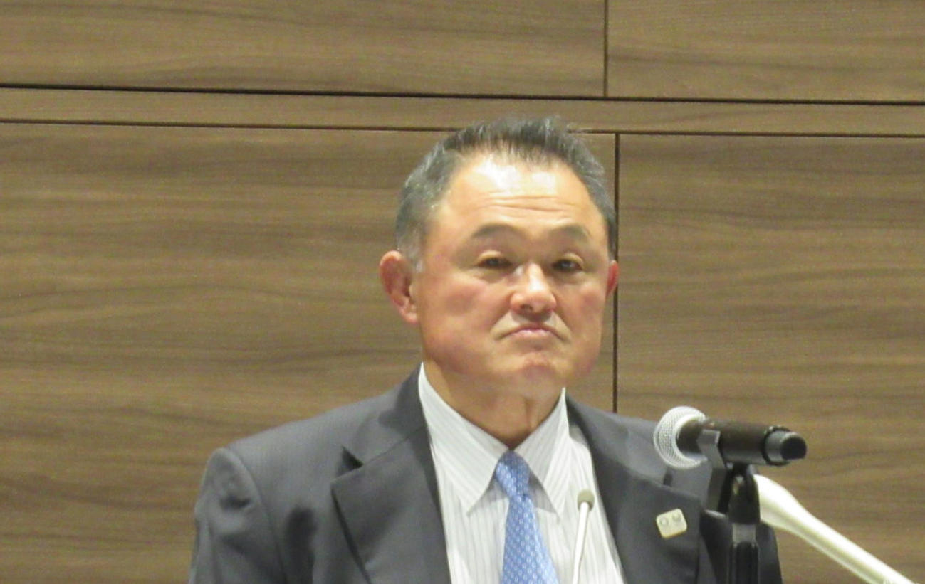 山下泰裕会長（2020年11月30日撮影）
