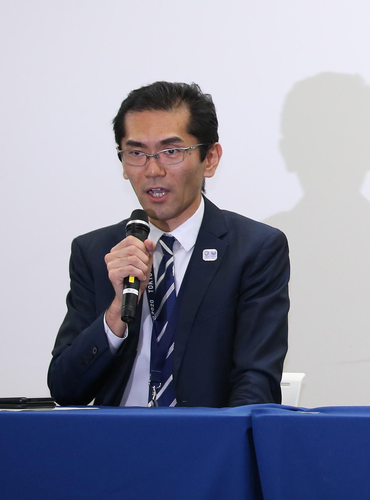 組織委員会スポークスパーソンの高谷正哲氏（2020年3月24日撮影）