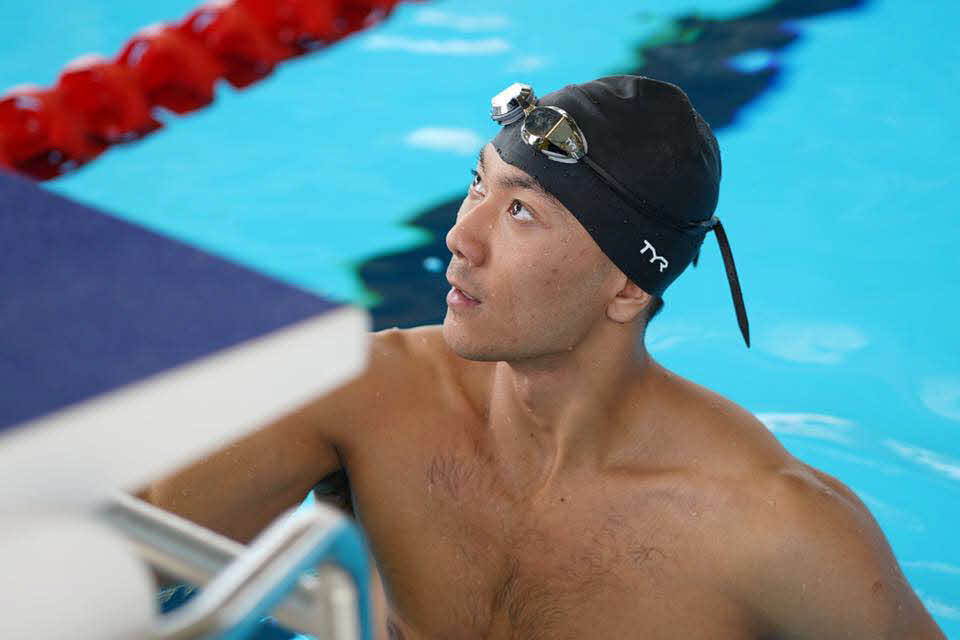 ミャンマーから東京五輪出場を目指していた競泳男子自由形のウィン・テット・ウー