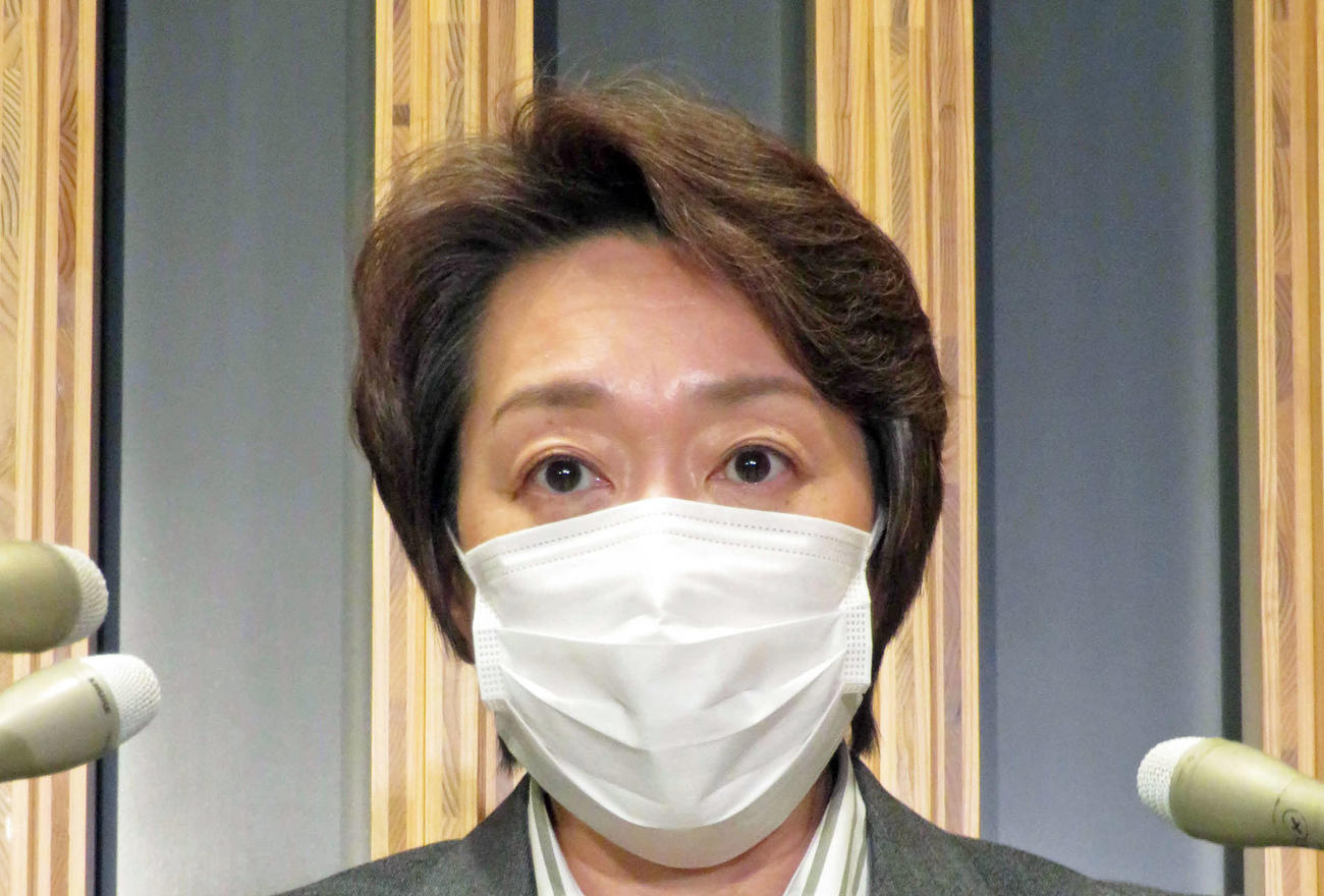 橋本聖子五輪相（2021年2月4日撮影）