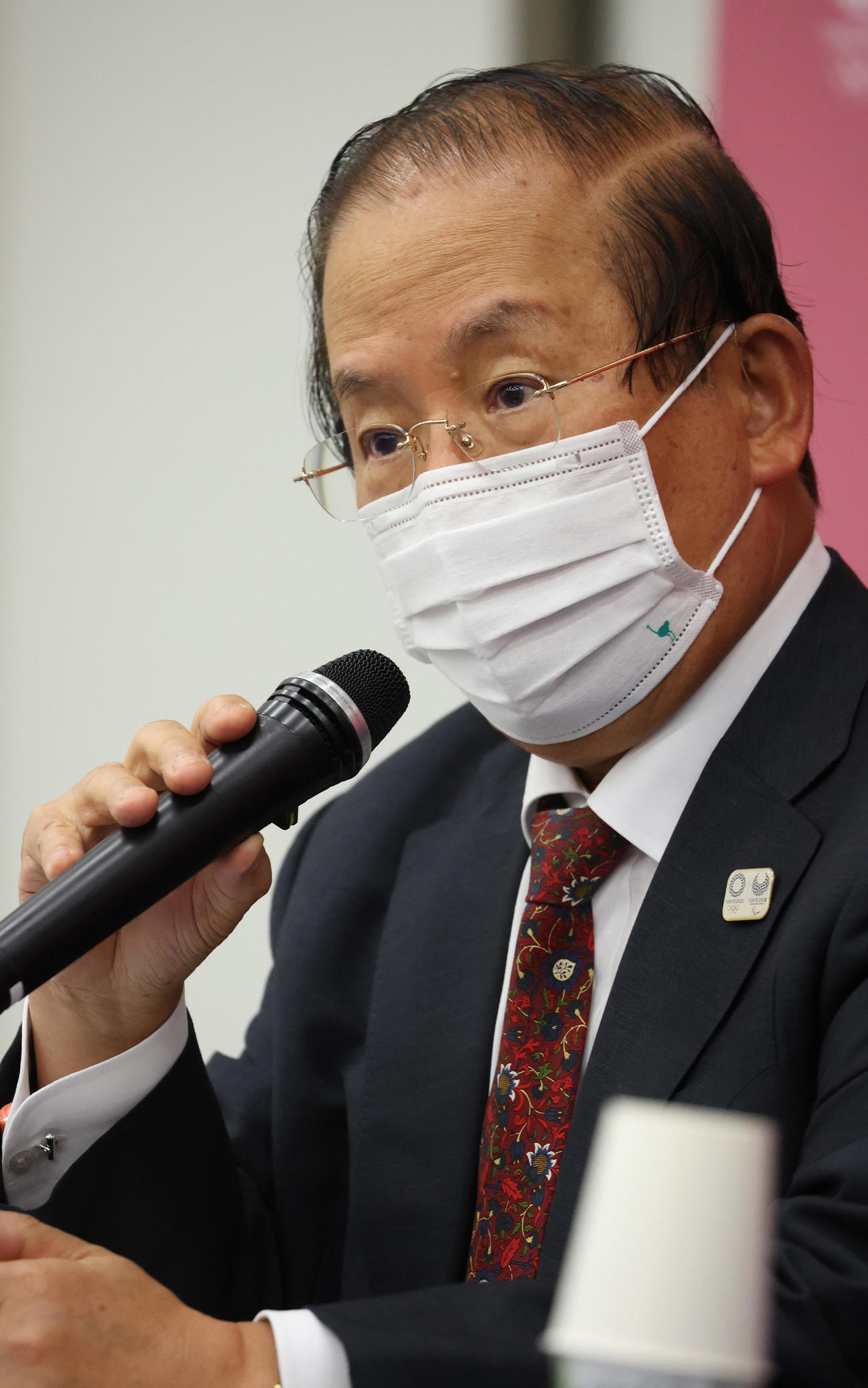武藤敏郎事務総長（2021年6月9日代表撮影）