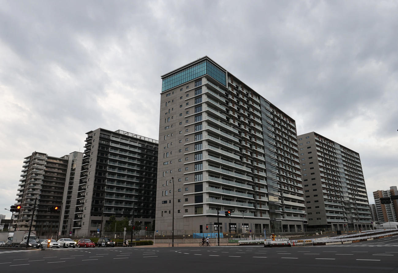 選手村（2021年6月20日撮影）