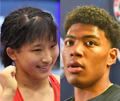 東京五輪の旗手に決まった須崎優衣、八村塁
