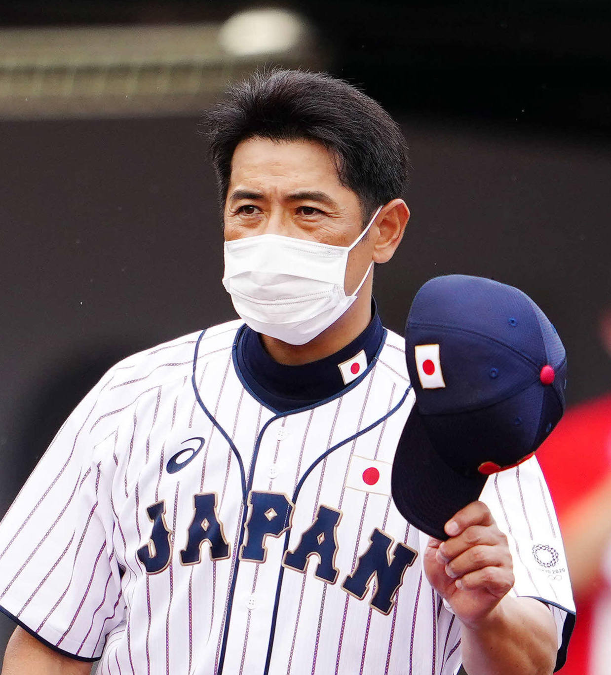 稲葉篤紀監督（2021年7月28日）