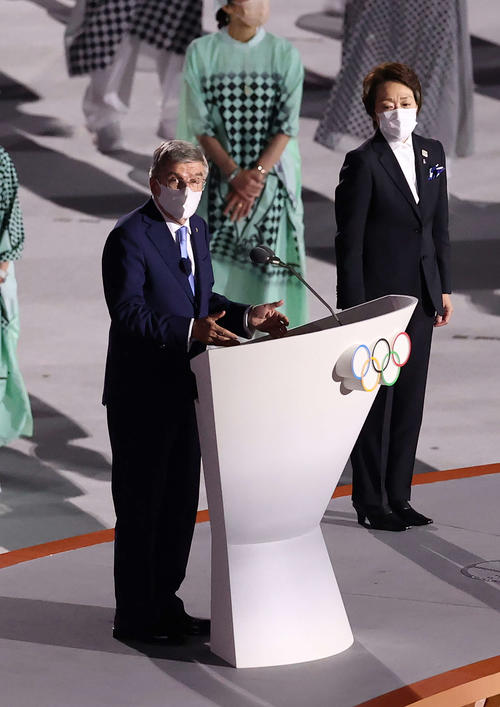 バッハ会長 パンデミックという暗いトンネルの先の光だ 一体感を強調 東京オリンピック2020写真ニュース 日刊スポーツ