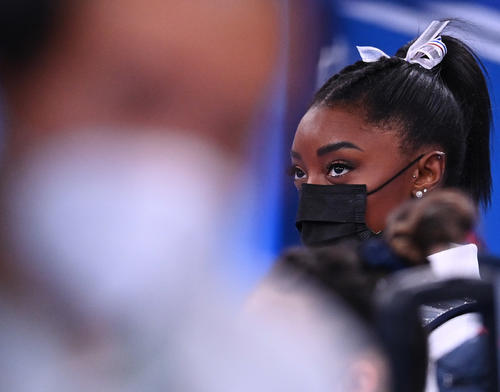 米国代表のシモーネ・バイルズ（ロイター）
