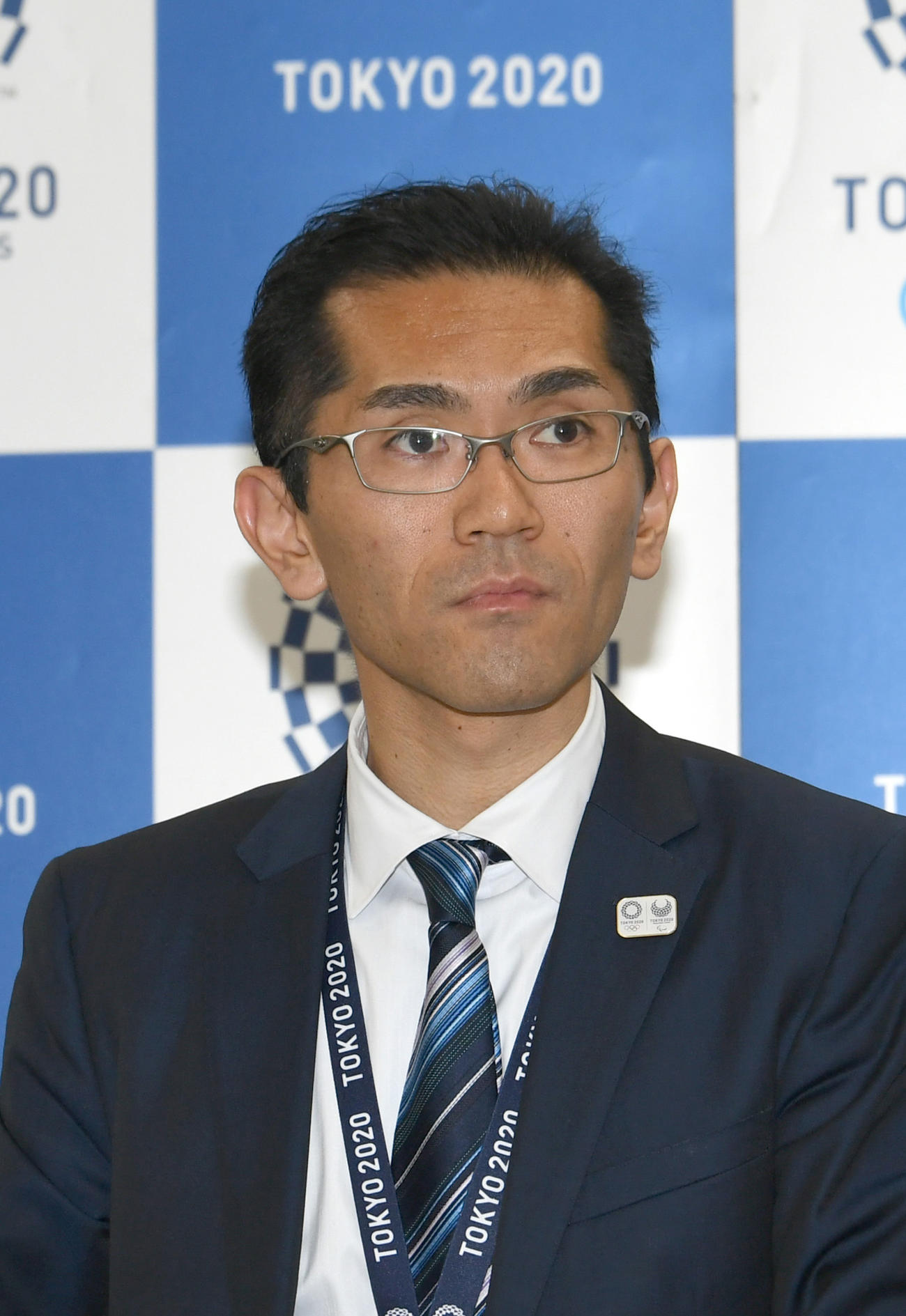 東京オリンピック（五輪）・パラリンピック組織委員会の高谷正哲スポークスパーソン（２０１９年４月撮影）