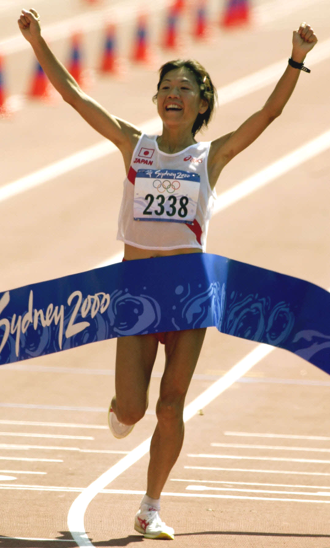 2000年シドニー五輪で優勝した高橋尚子