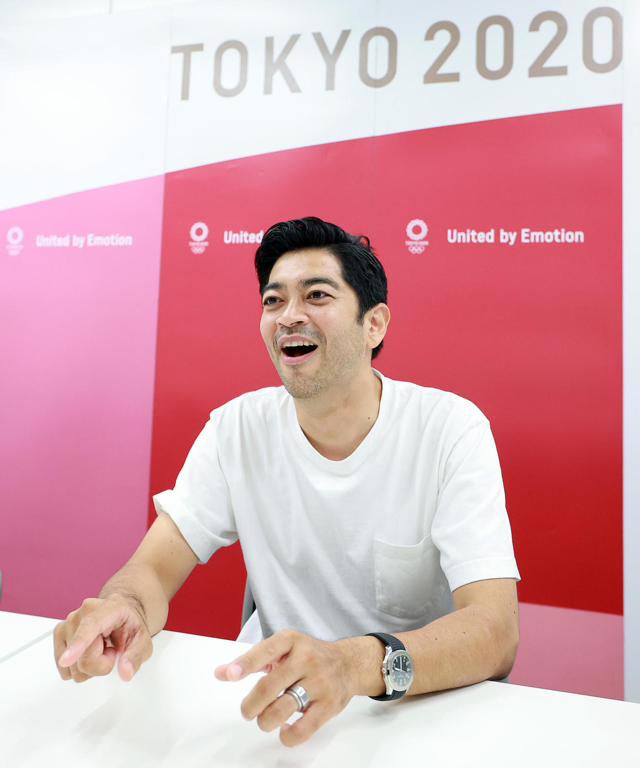 東京五輪の日置貴之開閉会式統括プロデューサー（21年7月14日撮影）