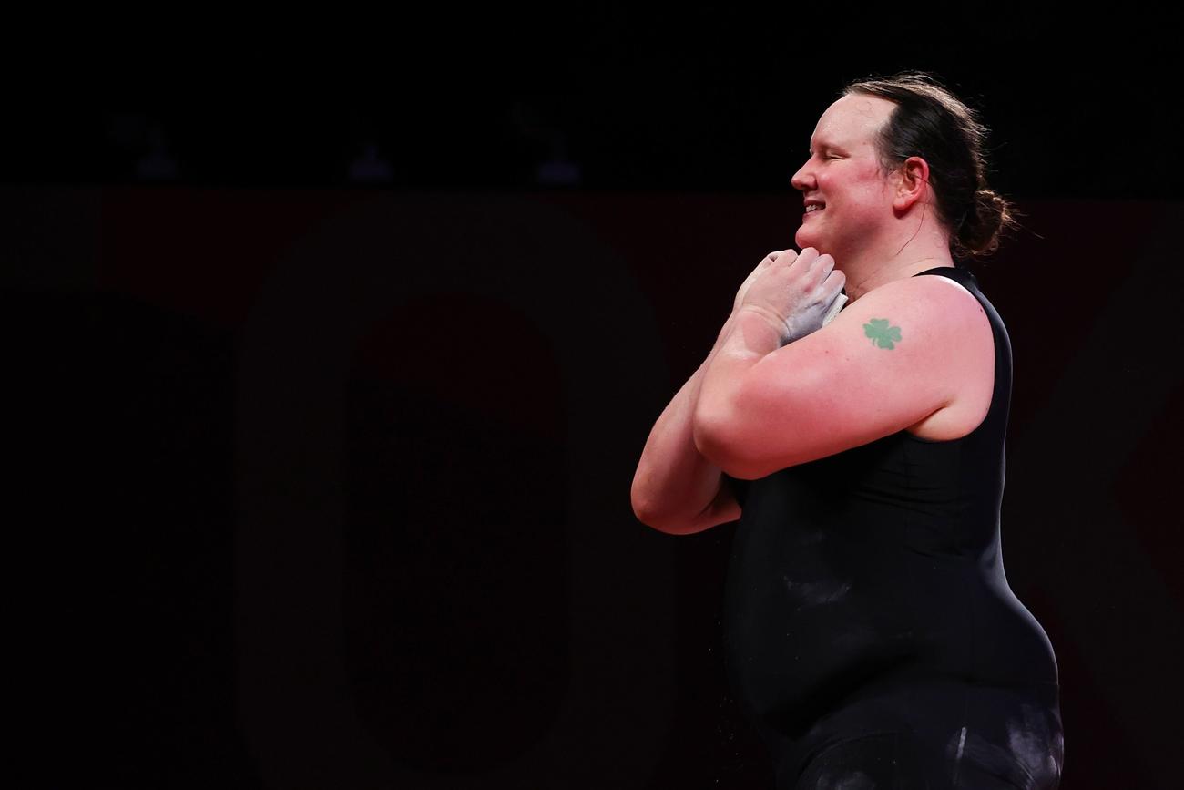ハバードは、性別適合手術を受けて女性となった選手として、五輪史上初めて女子競技に参加した（ロイター）