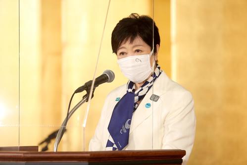 ｉｐｃパーソンズ会長歓迎会が非公表で開催 菅首相 小池都知事らが出席 東京パラリンピック写真ニュース 日刊スポーツ