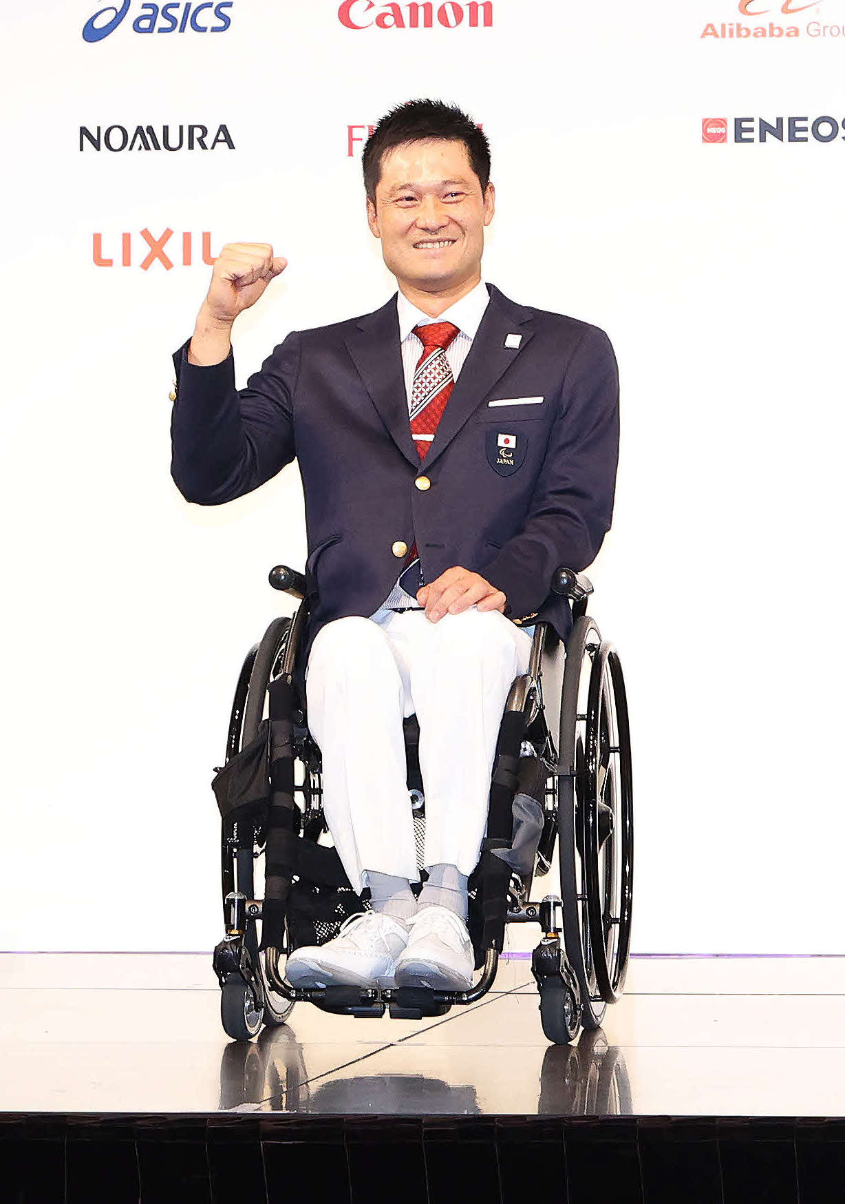 国枝慎吾主将がパラ開会式で選手宣誓 日本選手団に贈る「おれは最強だ！」 - 車いすテニス - 東京2020パラリンピック写真ニュース : 日刊スポーツ