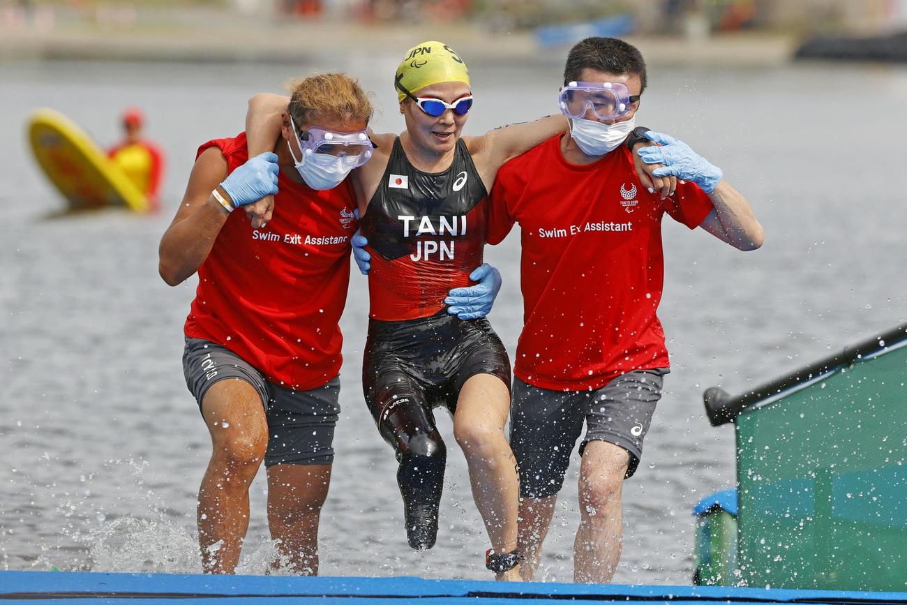 女子（運動機能障害PTS5）　谷真海のスイム（共同）