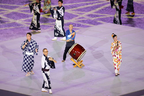 東京音頭が披露された（撮影・河野匠）
