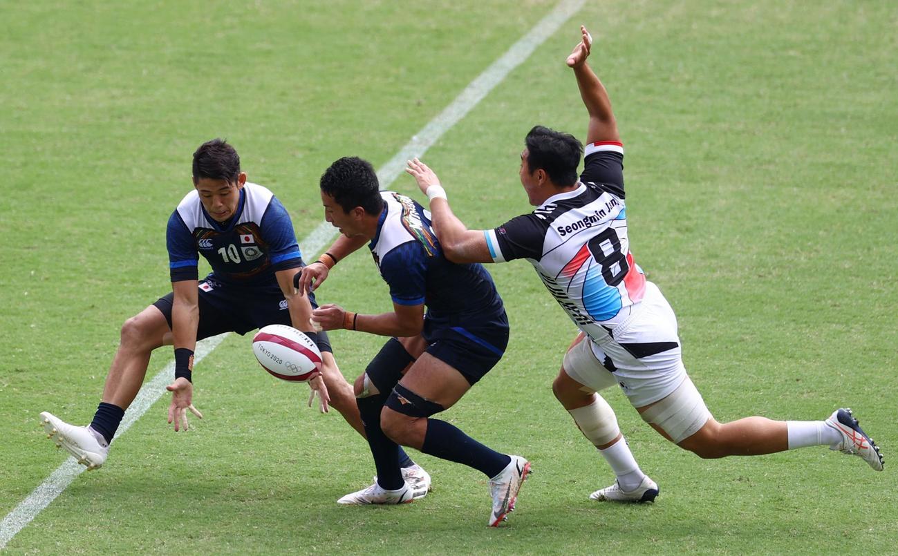 7人制ラグビーで日本は韓国に勝利し、11位が確定する（ロイター）