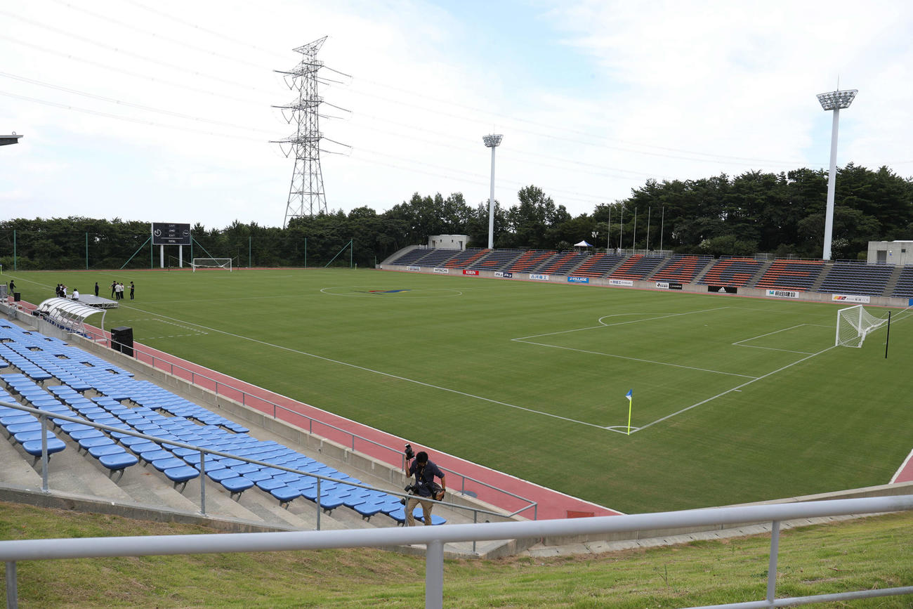Jヴィレッジスタジアム（2018年7月27日撮影）