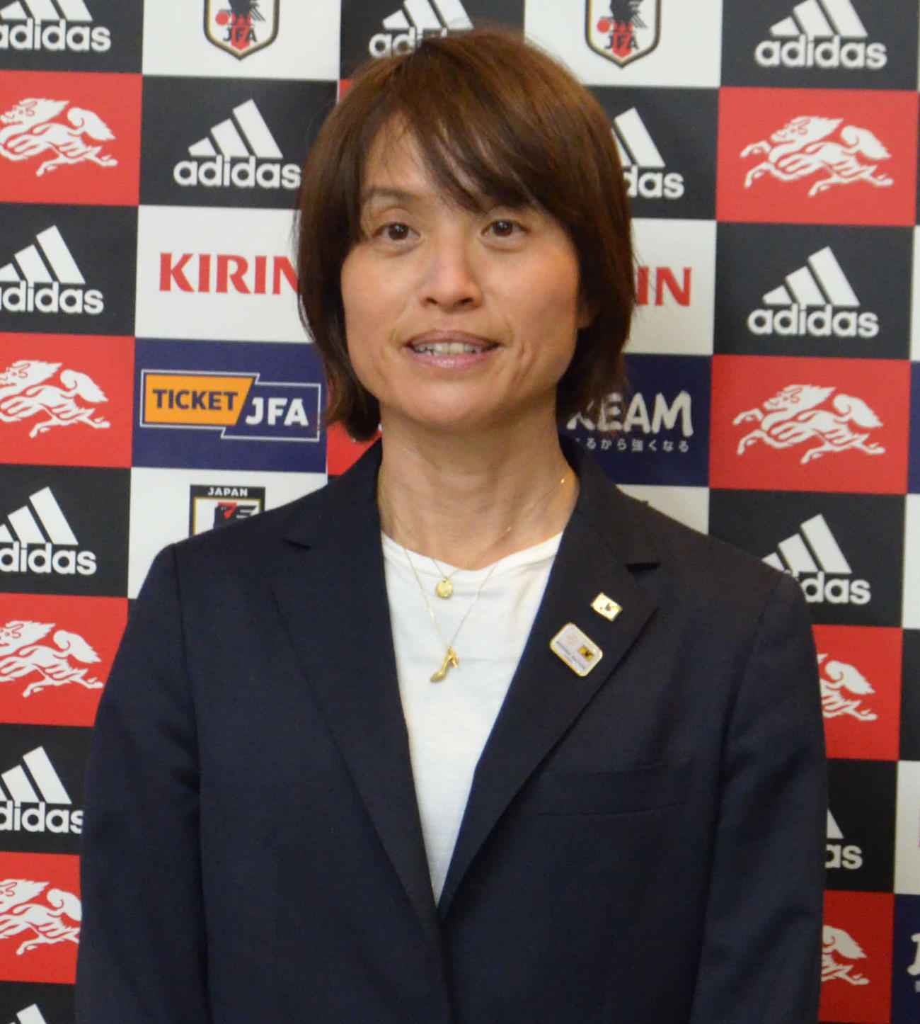 なでしこジャパンの高倉監督（2020年3月13日撮影）
