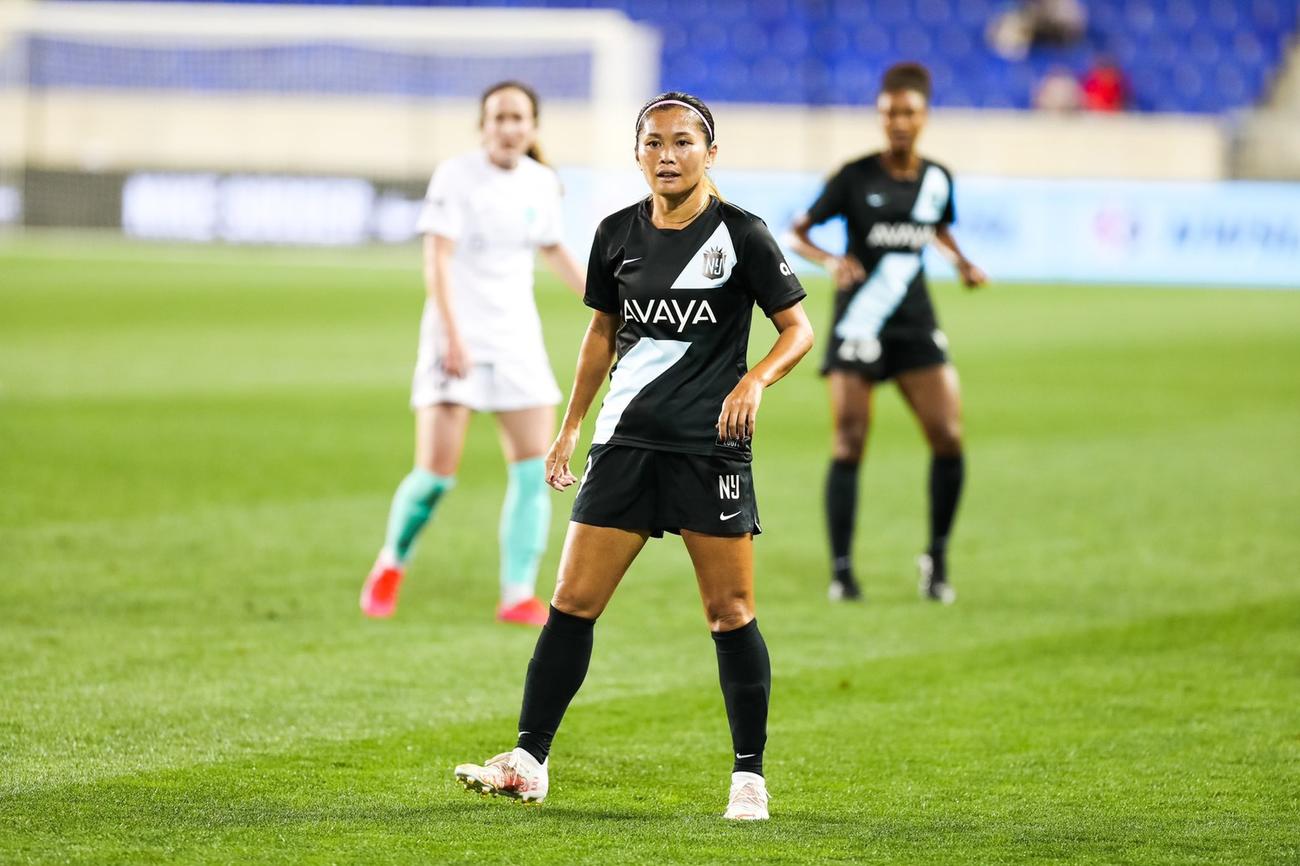 米国のゴッサムでプレーする川澄奈穂美