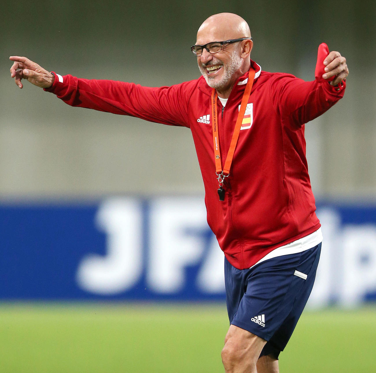 U－24スペイン代表デ・ラ・フエンテ監督（2021年7月16日撮影）