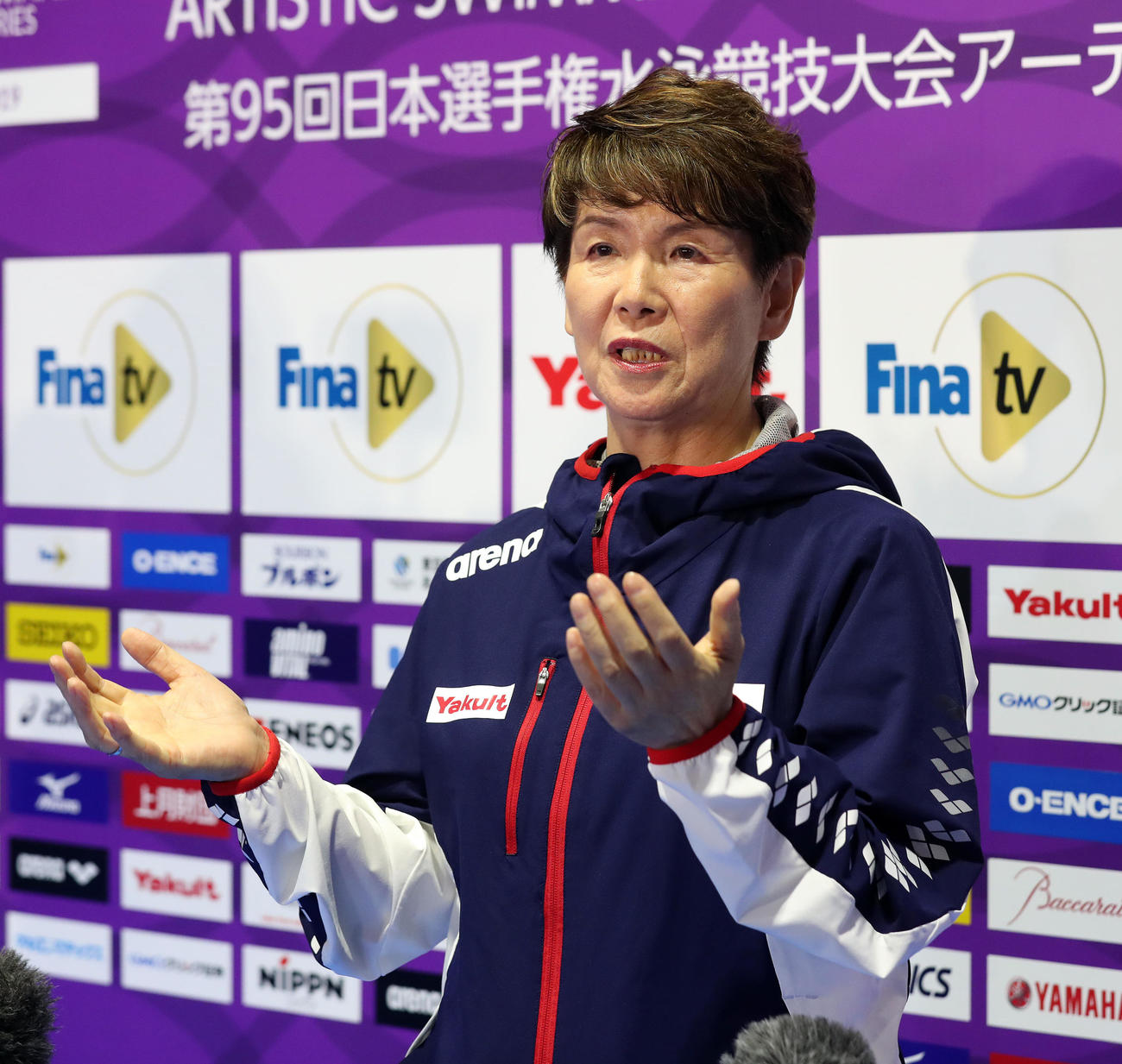 井村ヘッドコーチ（19年4月26日撮影）