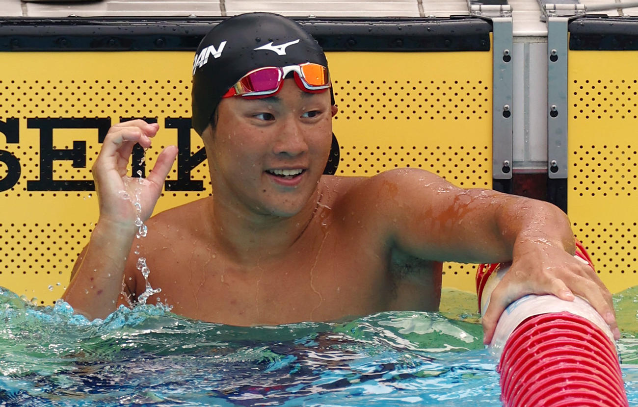 オープン参加した佐藤翔馬（代表撮影）