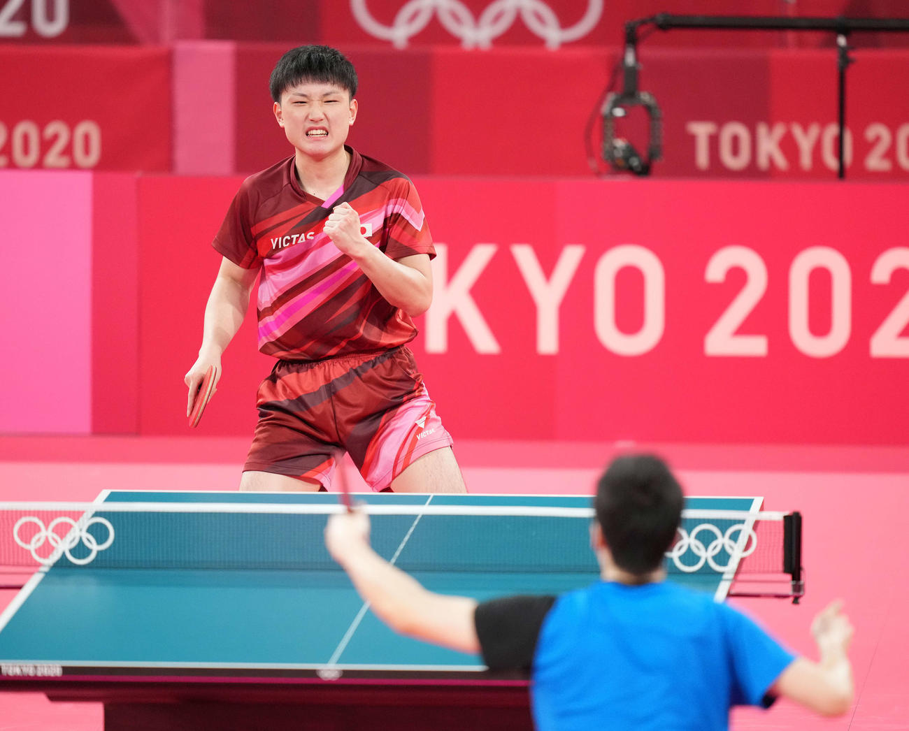 張本智和（2021年7月19日撮影）