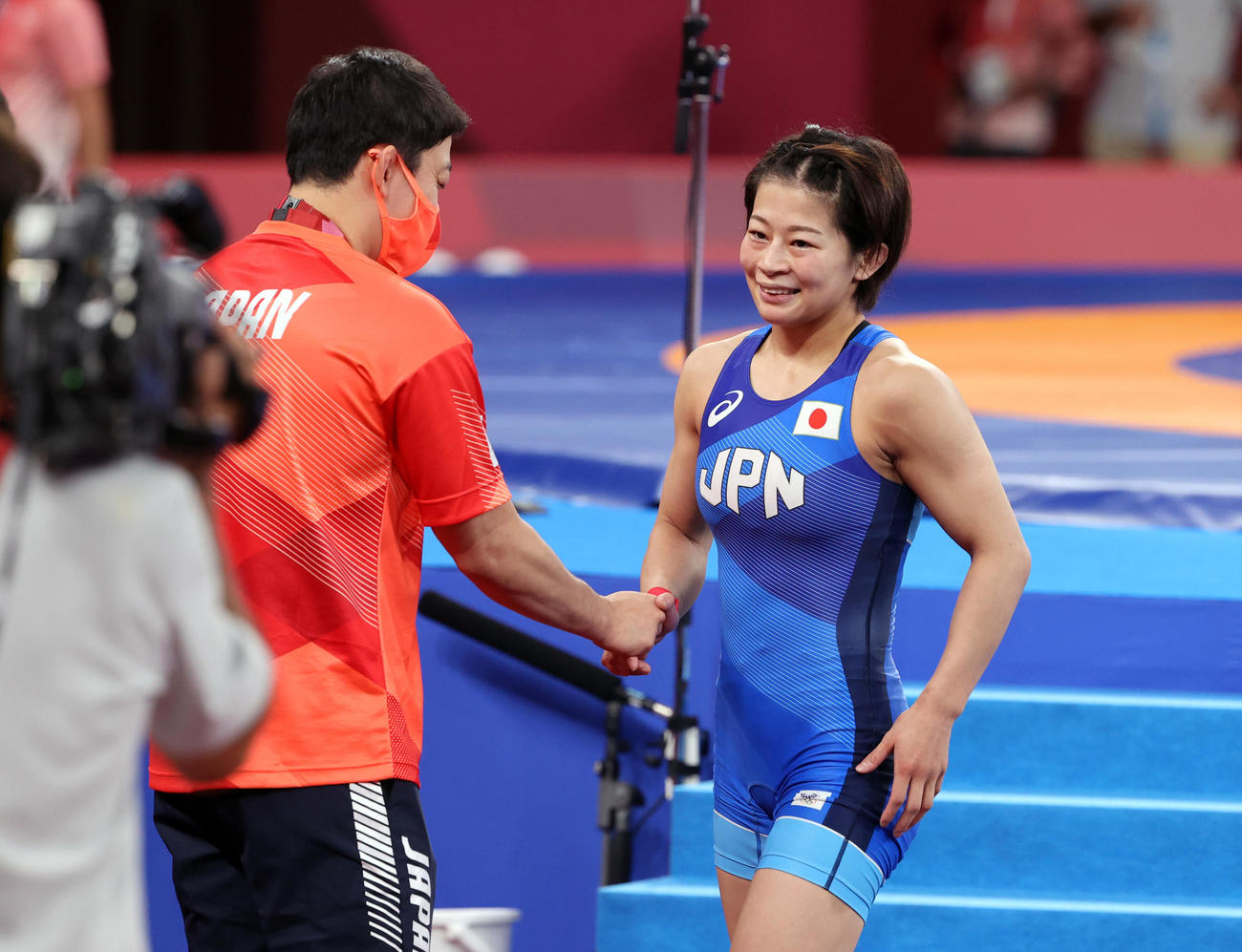 準決勝に進出した向田真優（撮影・パオロ　ヌッチ）