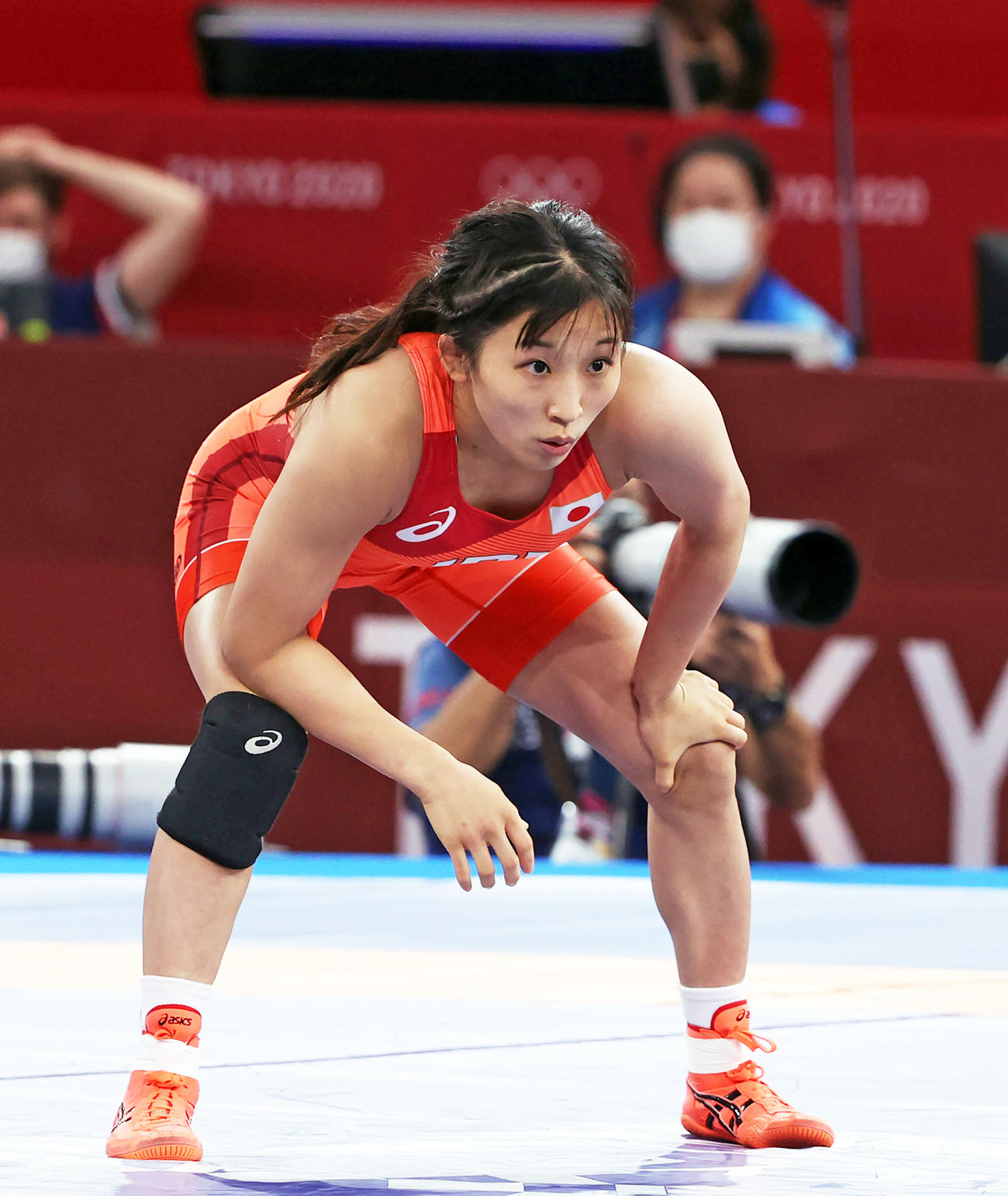 7日決勝に進んだ須崎優衣（撮影・パオロ・ヌッチ）