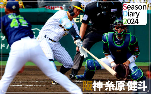 野球 阪神タイガース 糸原健斗 チャンピオンエンブレム付 ホーム