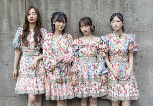 左から梅澤美波、山下美月、与田祐希、久保史緒里（撮影・ウチダアキヤ）