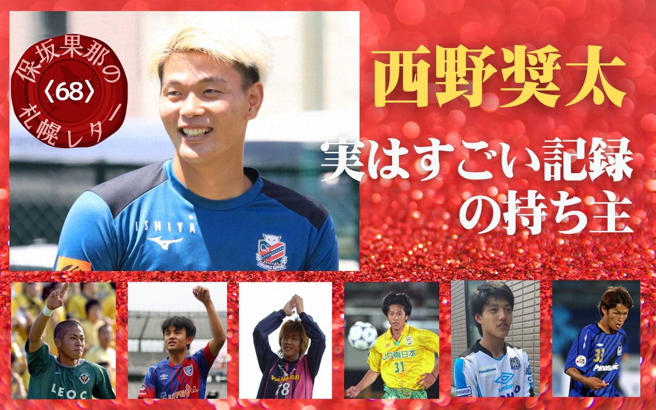札幌レター〈68〉／返信】二十歳の西野奨太 17歳でJ1デビュー