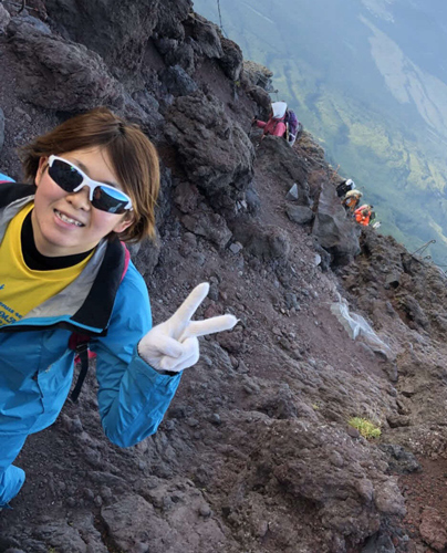 昨年９月、富士登山にチャレンジ！