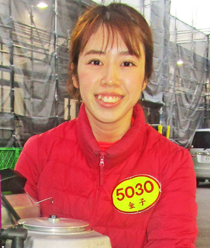 今年２月の住之江・前検での金子千穂